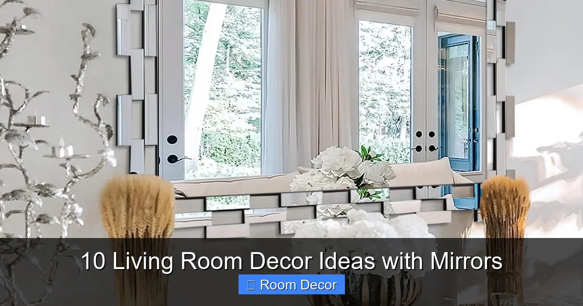 10 Living Room Decor Ideas with Mirrors