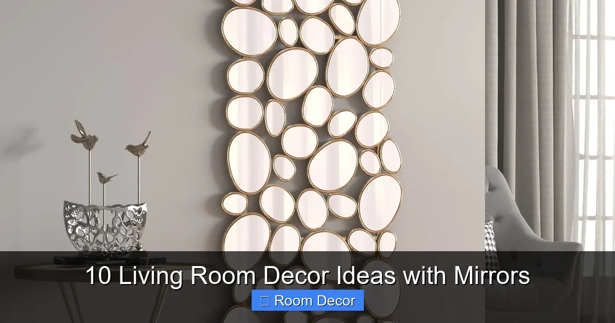 10 Living Room Decor Ideas with Mirrors