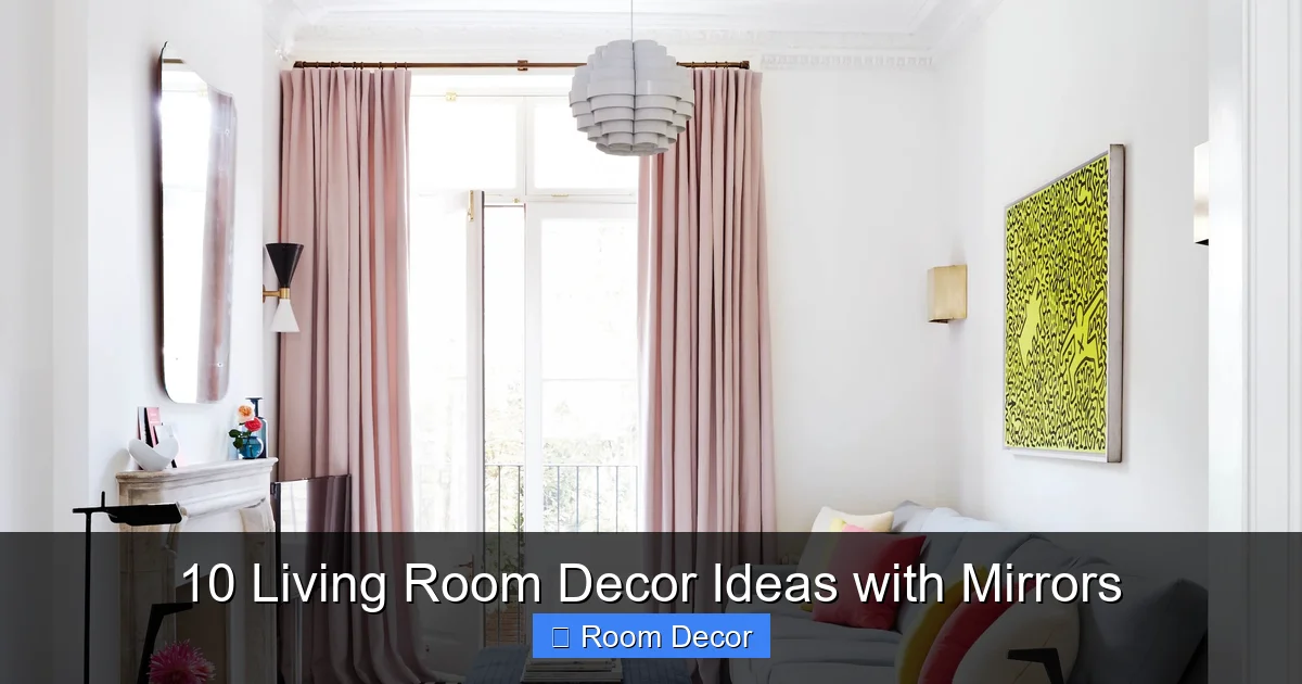 10 Living Room Decor Ideas with Mirrors