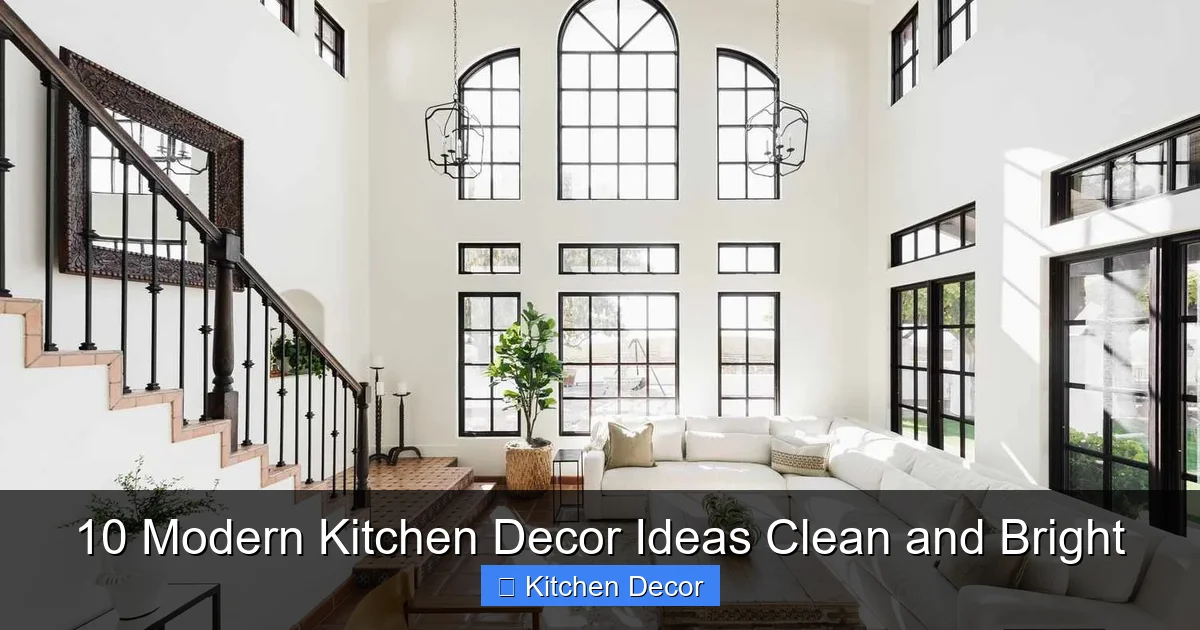 10 Modern Kitchen Decor Ideas Clean and Bright