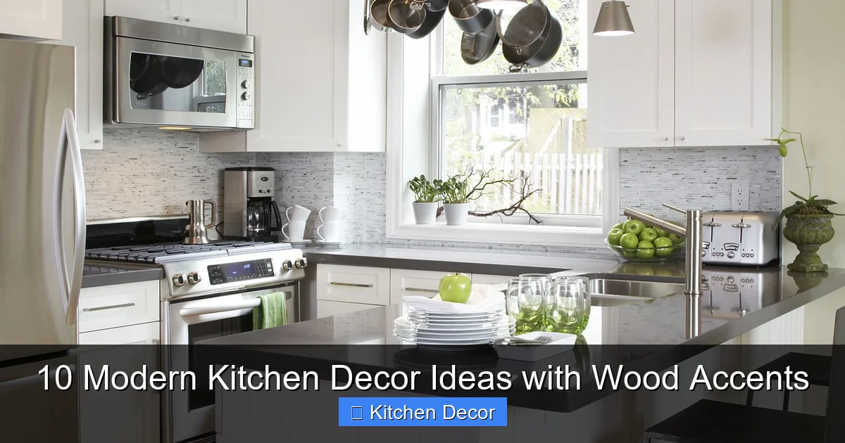 10 Modern Kitchen Decor Ideas with Wood Accents