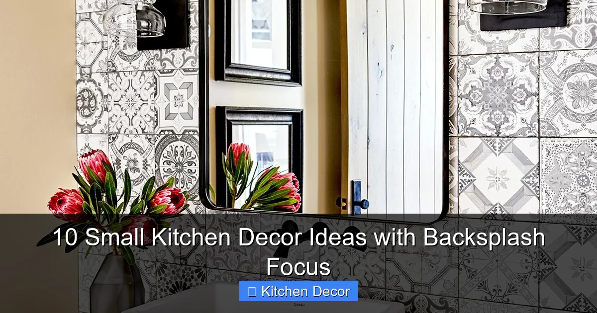 10 Small Kitchen Decor Ideas with Backsplash Focus