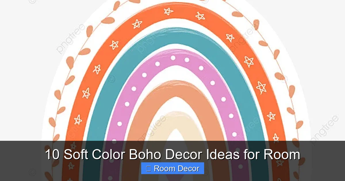 10 Soft Color Boho Decor Ideas for Room