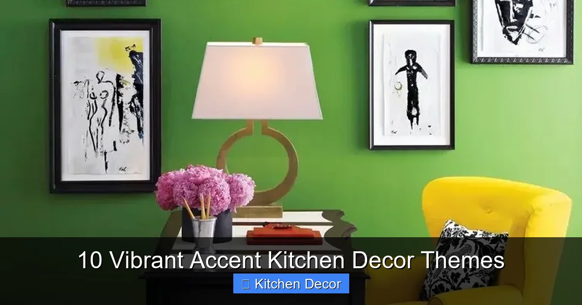 10 Vibrant Accent Kitchen Decor Themes