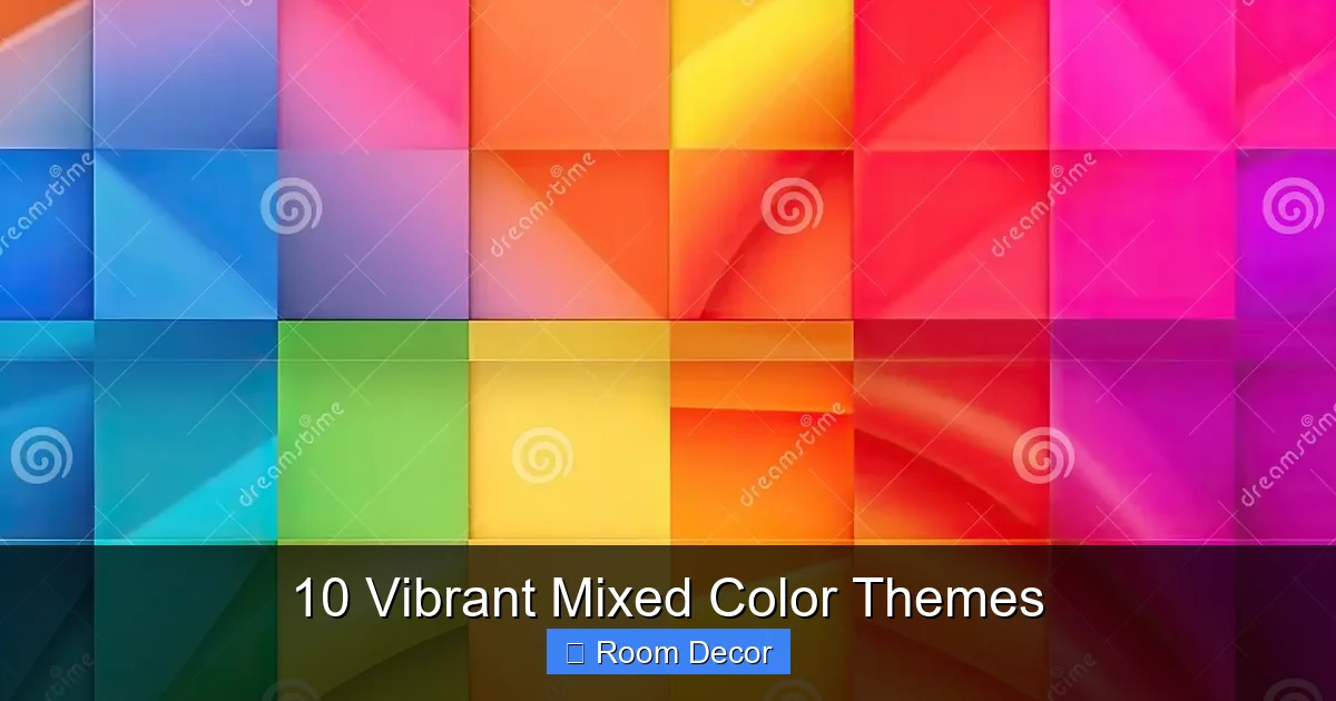 10 Vibrant Mixed Color Themes