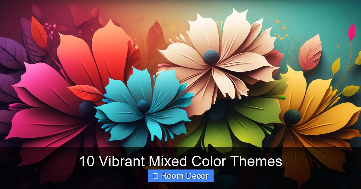10 Vibrant Mixed Color Themes