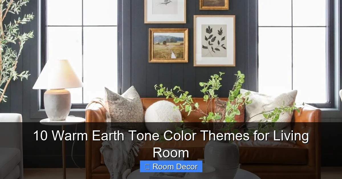 10 Warm Earth Tone Color Themes for Living Room