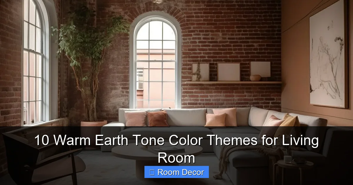 10 Warm Earth Tone Color Themes for Living Room