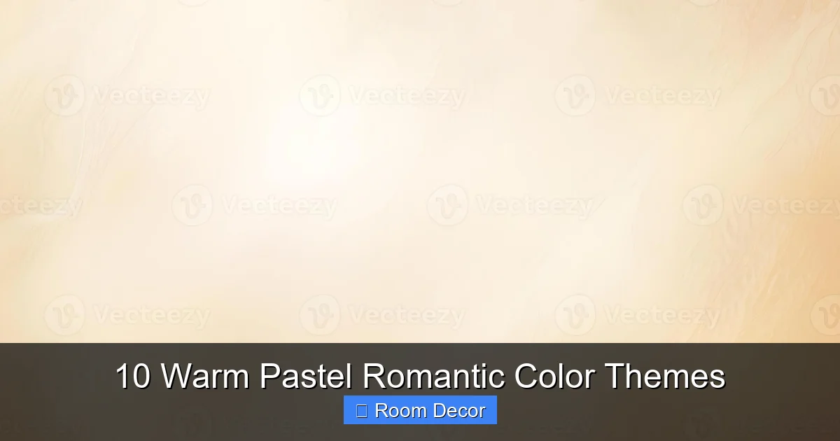 10 Warm Pastel Romantic Color Themes