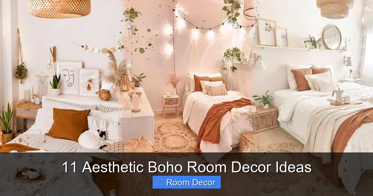 11 Aesthetic Boho Room Decor Ideas