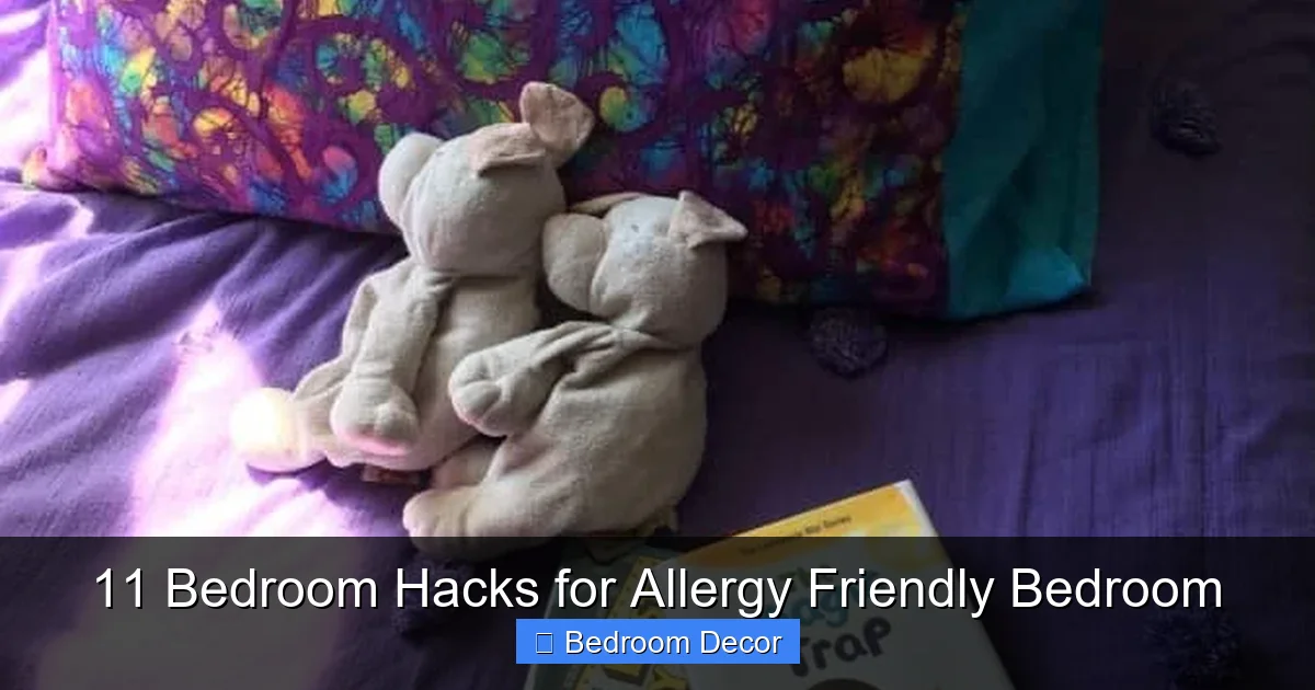 11 Bedroom Hacks for Allergy Friendly Bedroom