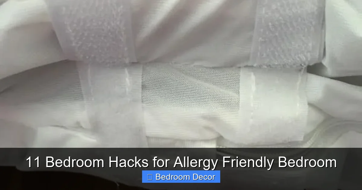 11 Bedroom Hacks for Allergy Friendly Bedroom