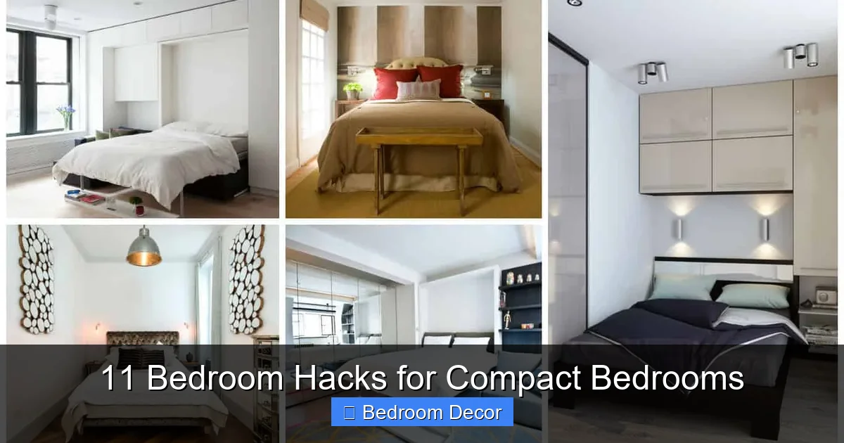 11 Bedroom Hacks for Compact Bedrooms