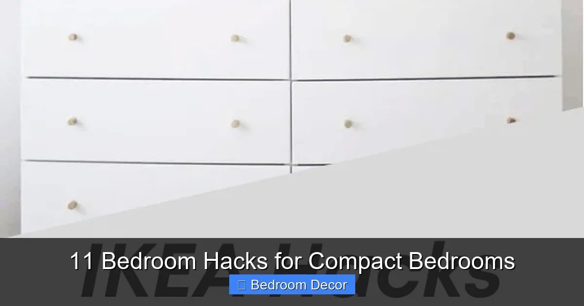 11 Bedroom Hacks for Compact Bedrooms