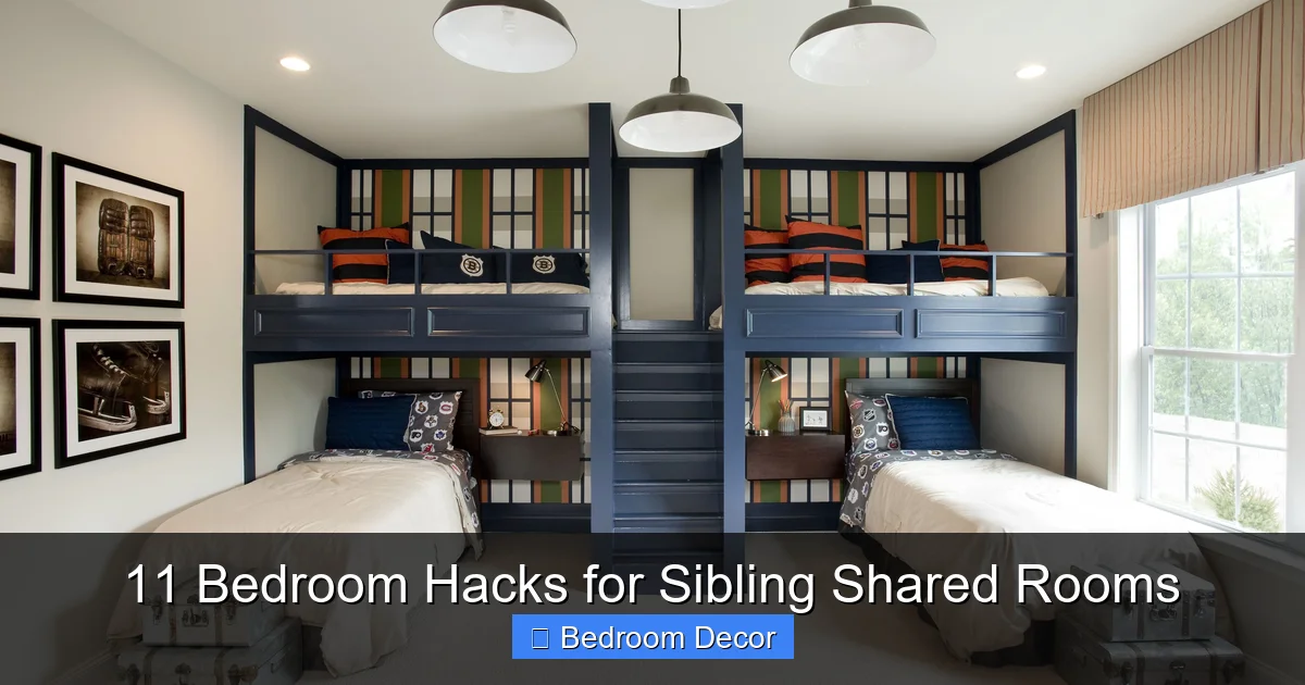 11 Bedroom Hacks for Sibling Shared Rooms