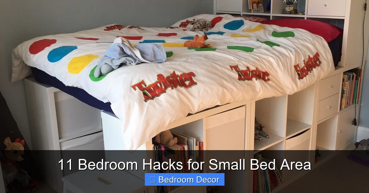 11 Bedroom Hacks for Small Bed Area