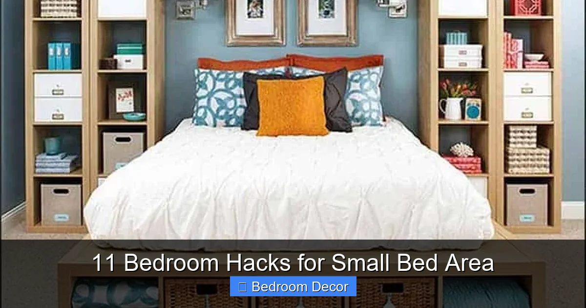 11 Bedroom Hacks for Small Bed Area