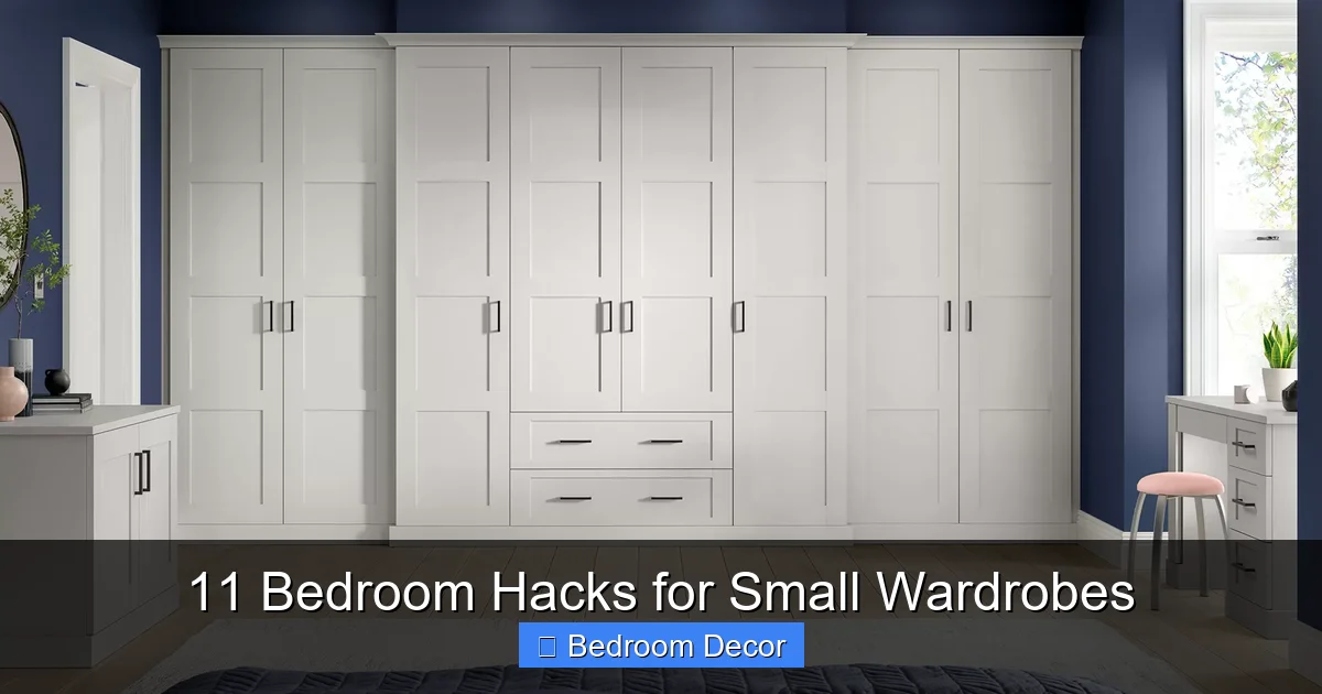 11 Bedroom Hacks for Small Wardrobes