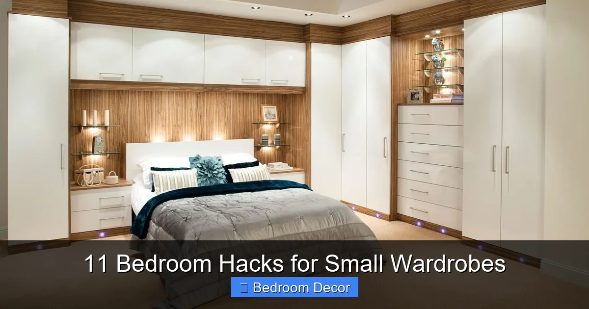 11 Bedroom Hacks for Small Wardrobes