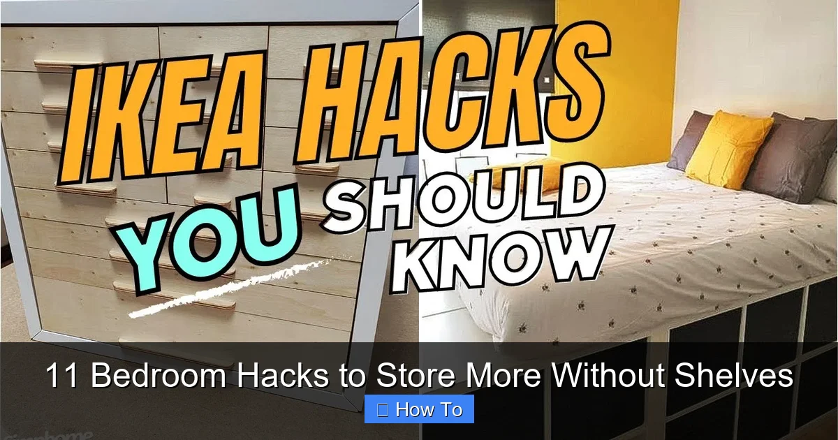 11 Bedroom Hacks to Store More Without Shelves