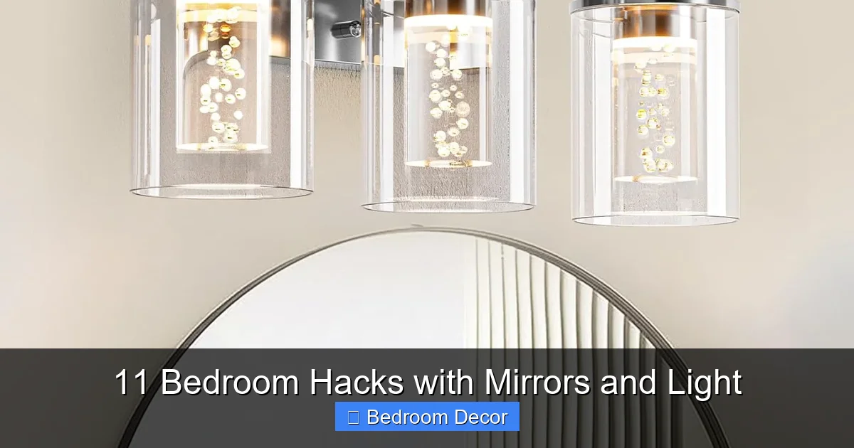 11 Bedroom Hacks with Mirrors and Light