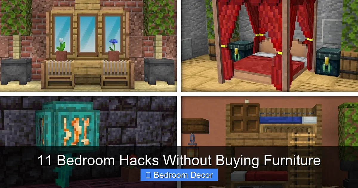 11 Bedroom Hacks Without Buying Furniture