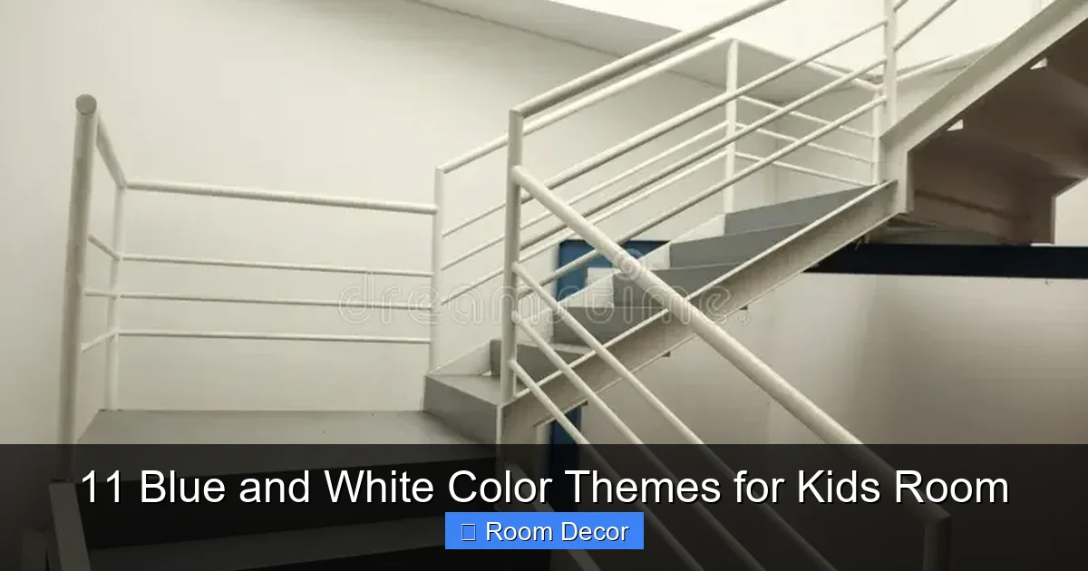 11 Blue and White Color Themes for Kids Room