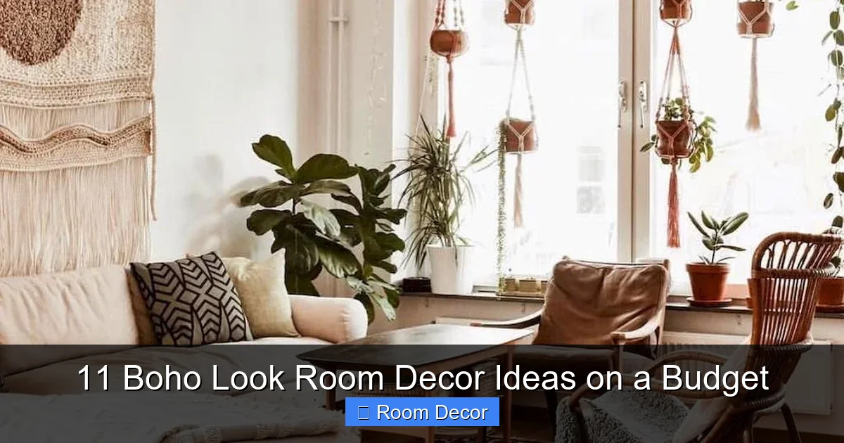 11 Boho Look Room Decor Ideas on a Budget