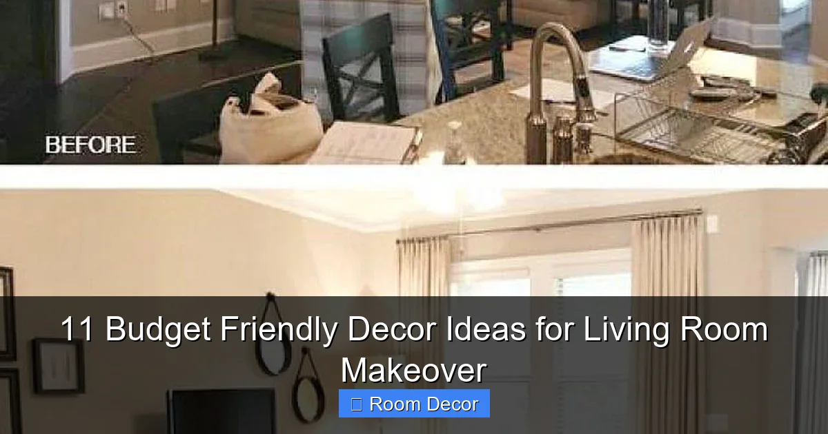 11 Budget Friendly Decor Ideas for Living Room Makeover