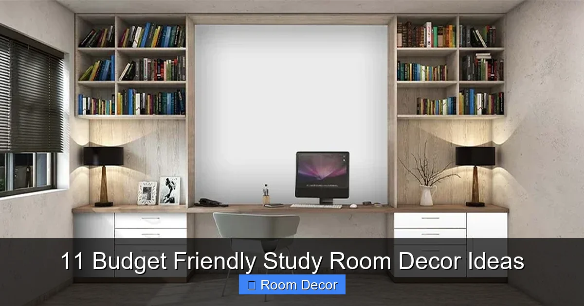 11 Budget Friendly Study Room Decor Ideas
