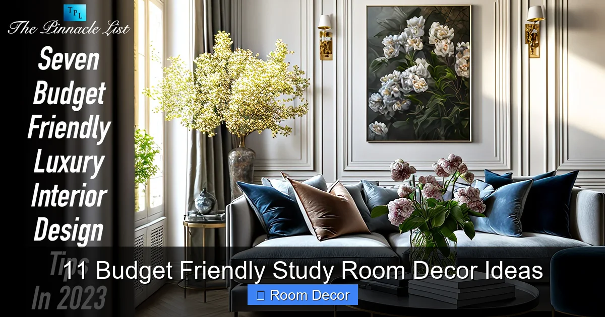 11 Budget Friendly Study Room Decor Ideas