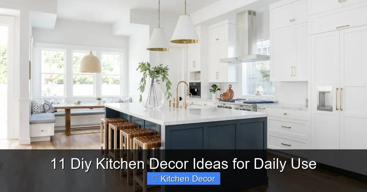 11 Diy Kitchen Decor Ideas for Daily Use