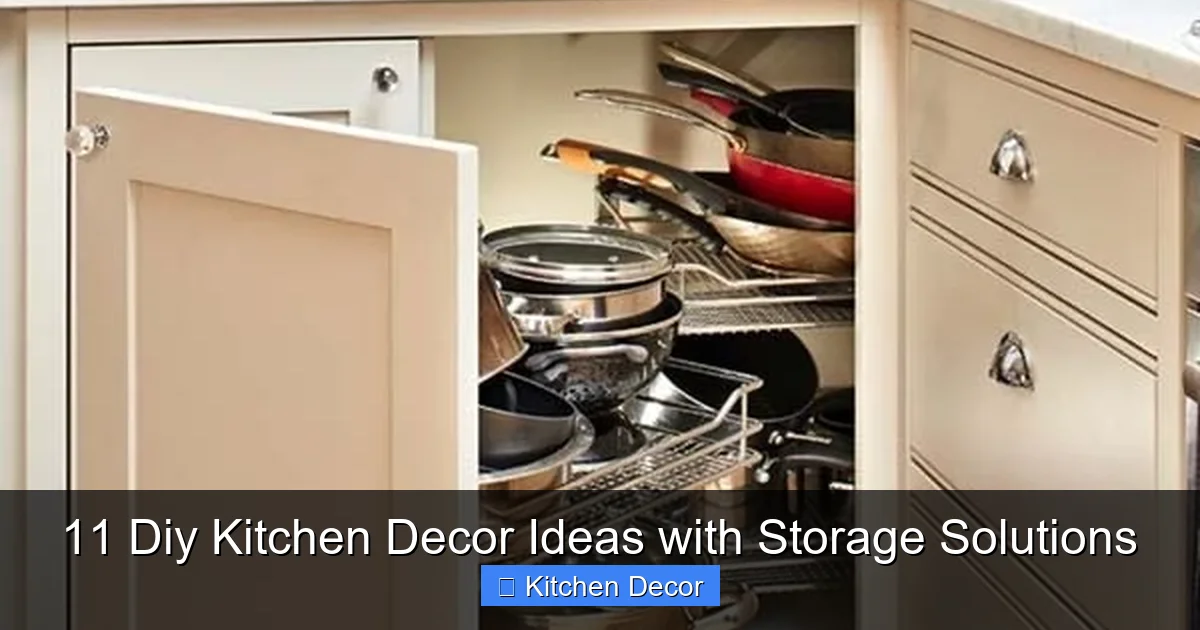 11 Diy Kitchen Decor Ideas with Storage Solutions