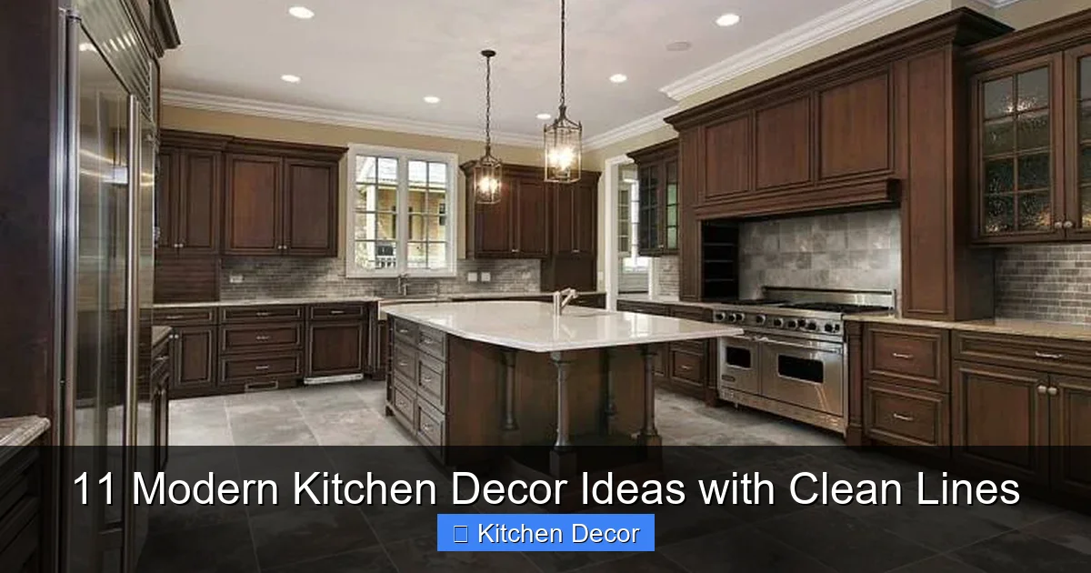 11 Modern Kitchen Decor Ideas with Clean Lines