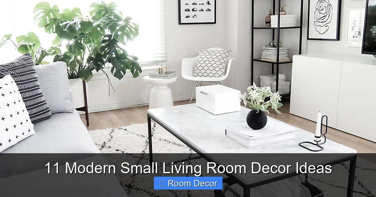 11 Modern Small Living Room Decor Ideas