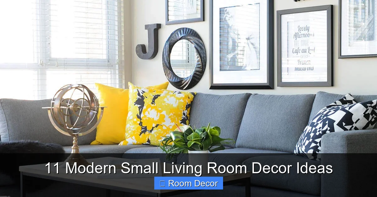 11 Modern Small Living Room Decor Ideas