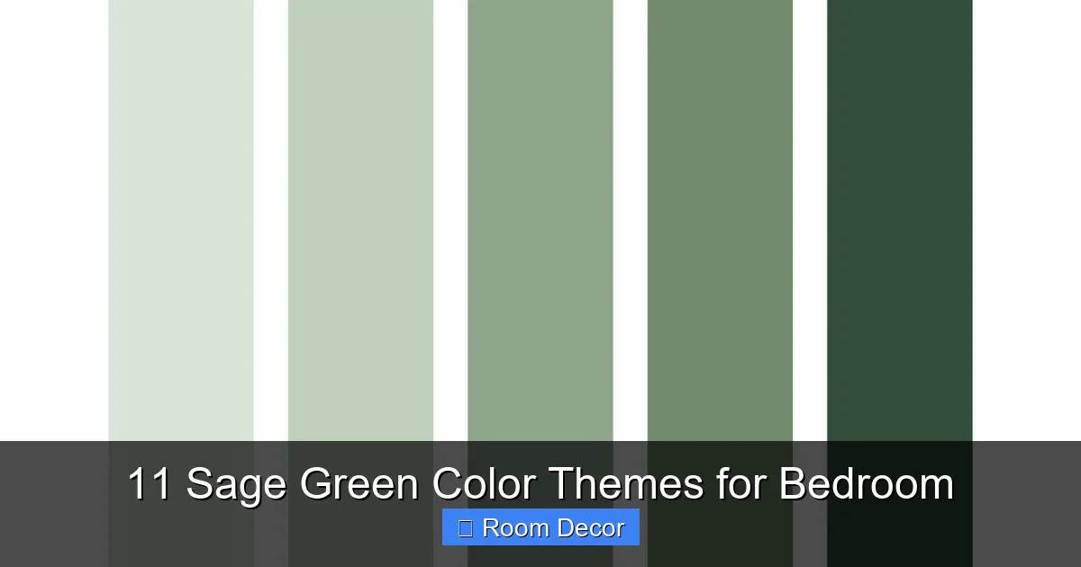 11 Sage Green Color Themes for Bedroom