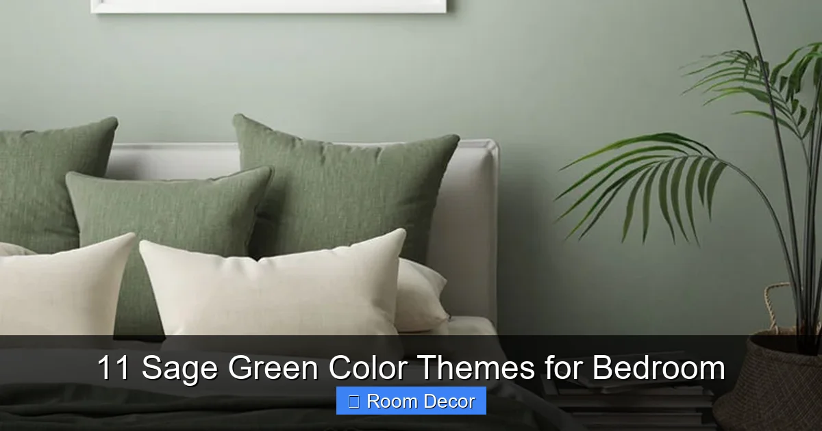 11 Sage Green Color Themes for Bedroom