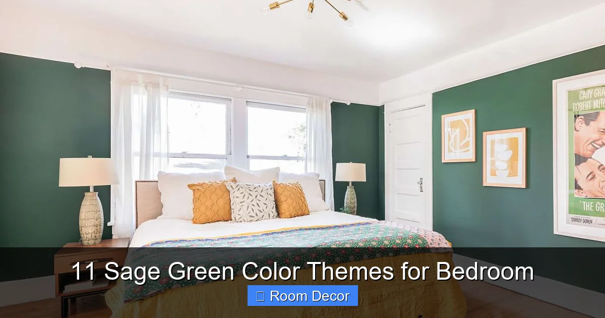 11 Sage Green Color Themes for Bedroom