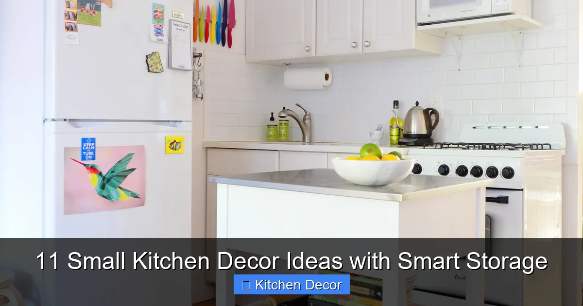 11 Small Kitchen Decor Ideas with Smart Storage
