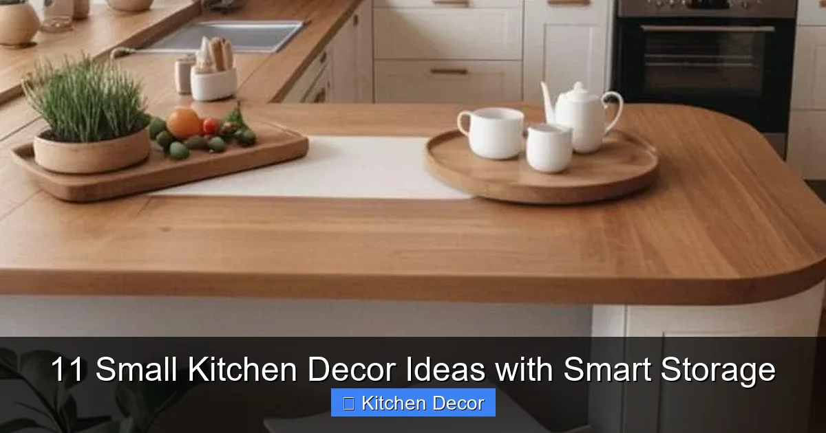 11 Small Kitchen Decor Ideas with Smart Storage