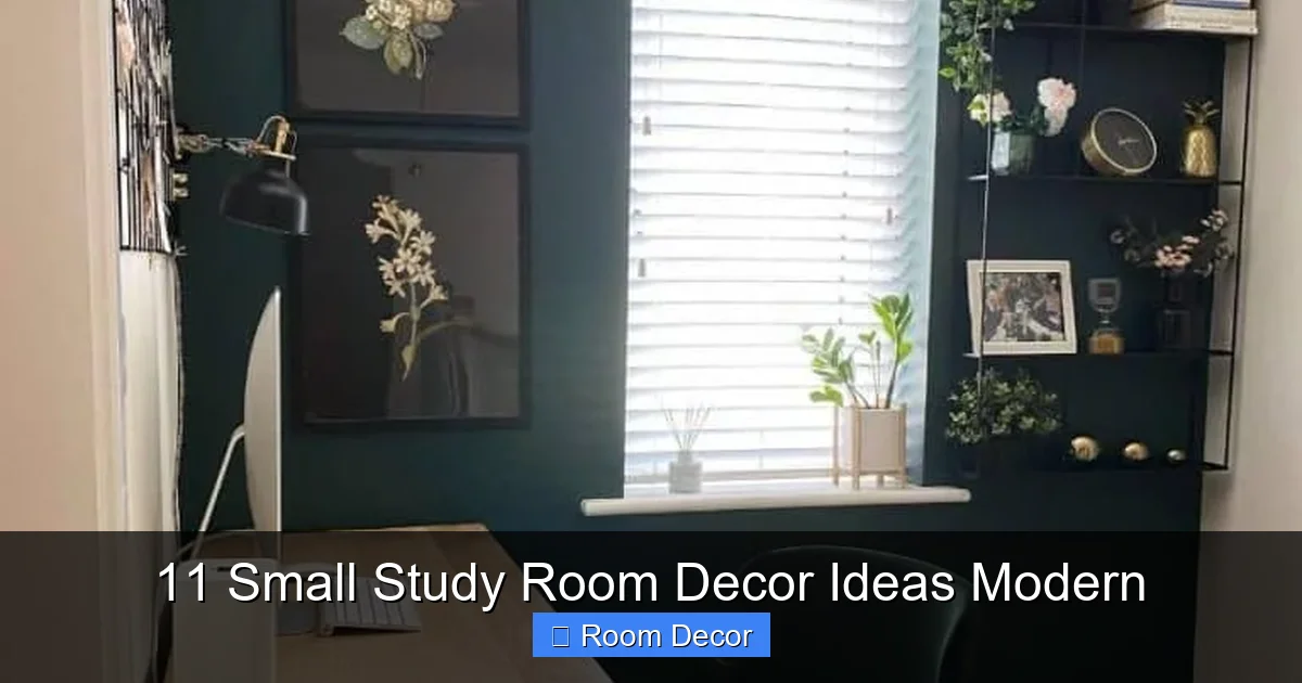 11 Small Study Room Decor Ideas Modern