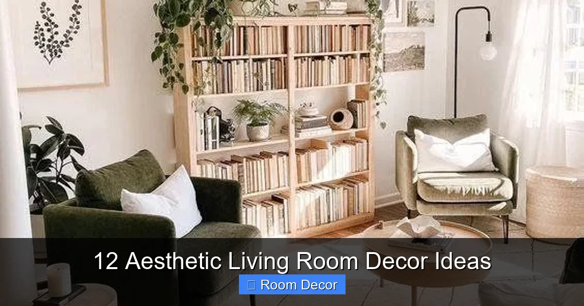 12 Aesthetic Living Room Decor Ideas