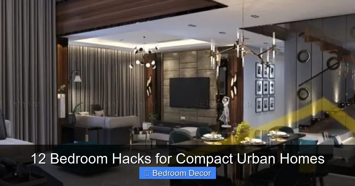 12 Bedroom Hacks for Compact Urban Homes