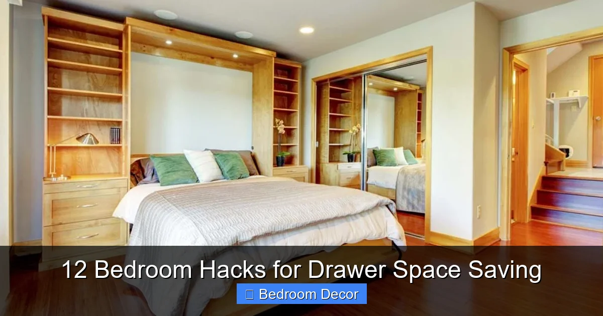 12 Bedroom Hacks for Drawer Space Saving