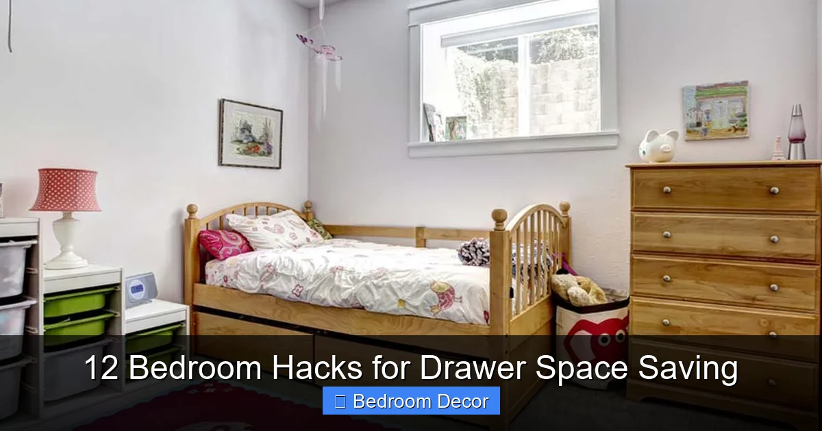 12 Bedroom Hacks for Drawer Space Saving