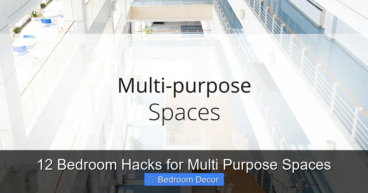 12 Bedroom Hacks for Multi Purpose Spaces