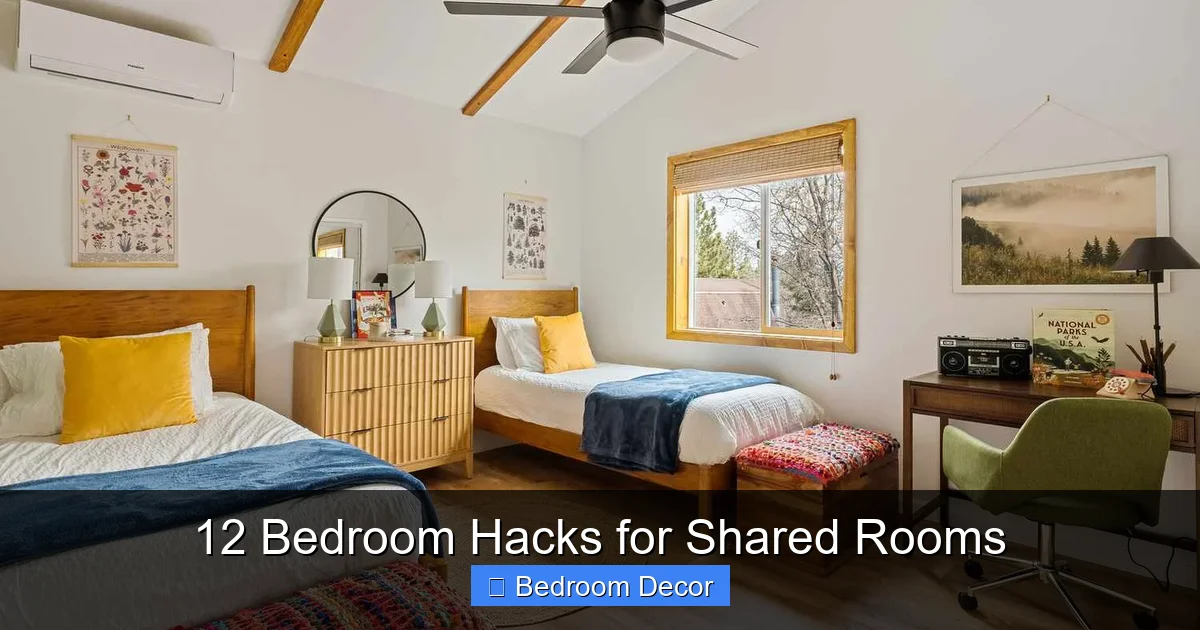 12 Bedroom Hacks for Shared Rooms