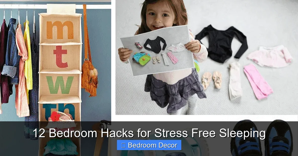 12 Bedroom Hacks for Stress Free Sleeping
