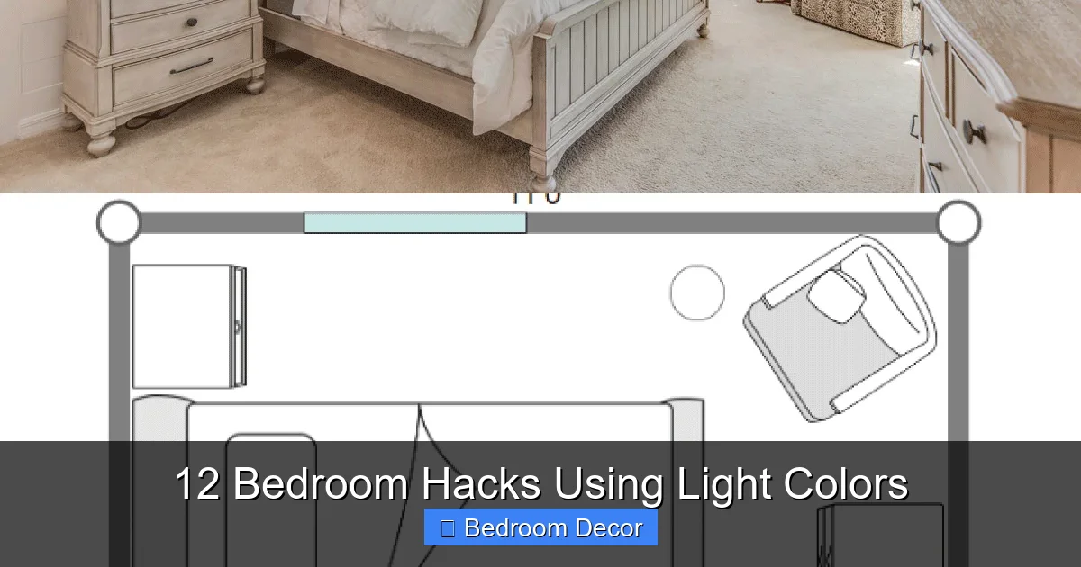 12 Bedroom Hacks Using Light Colors